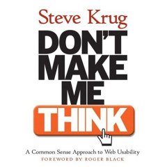 Couverture de Don't make me think a common sense of usability