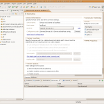 Ecran Eclipse de configuration Tomcat avec mention "on tsc-lamp-dev" 