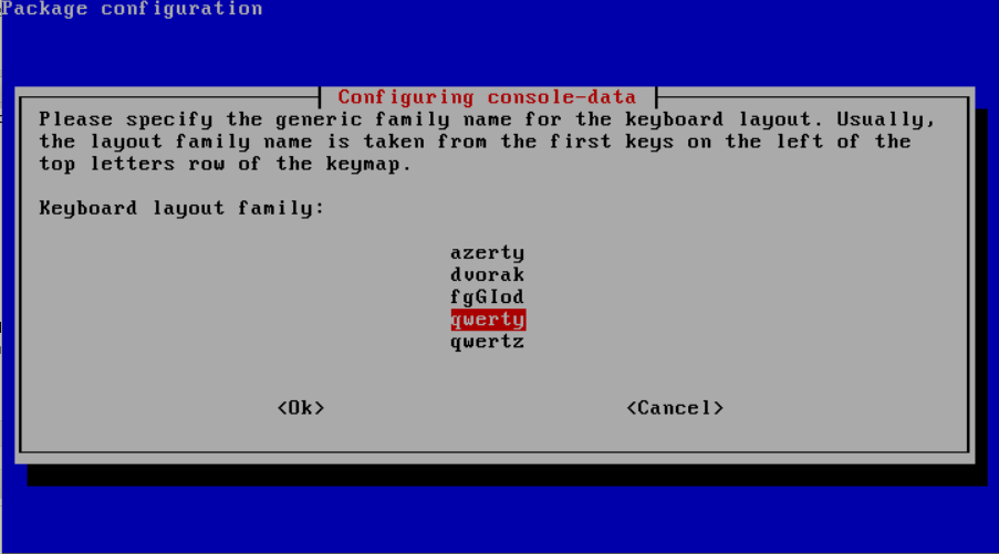 Console text base user interface